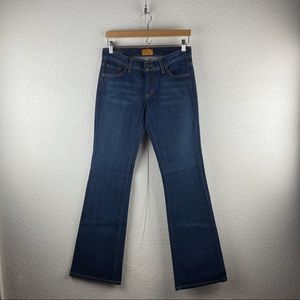 James Preserved l 27 Original 5-Pocket Dark Emily Bootcut Bootleg Denim Jeans